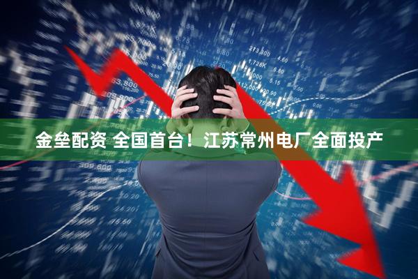 金垒配资 全国首台！江苏常州电厂全面投产
